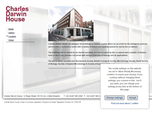 Tablet Screenshot of charlesdarwinhouse.co.uk